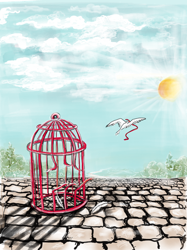 Pesma „Otadžbino“, iz zbirke poezije „Ptica iza&nbsp;žice“