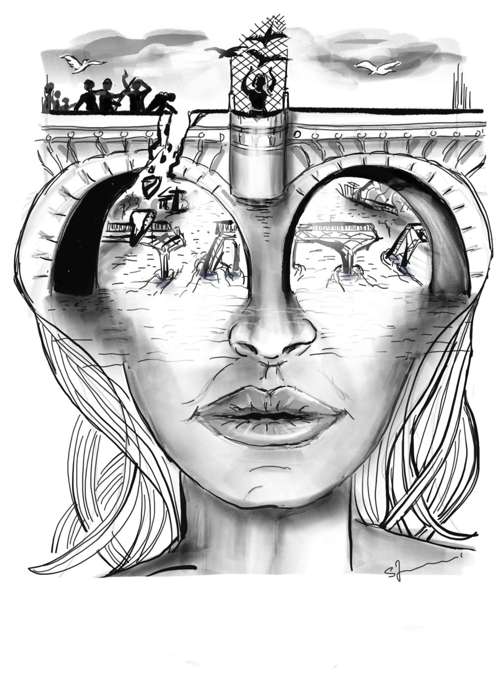 Pesma „Mostovi nerazumevanja“, iz zbirke poezije „Ptica iza&nbsp;žice“